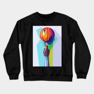 Basket Pop Art Crewneck Sweatshirt